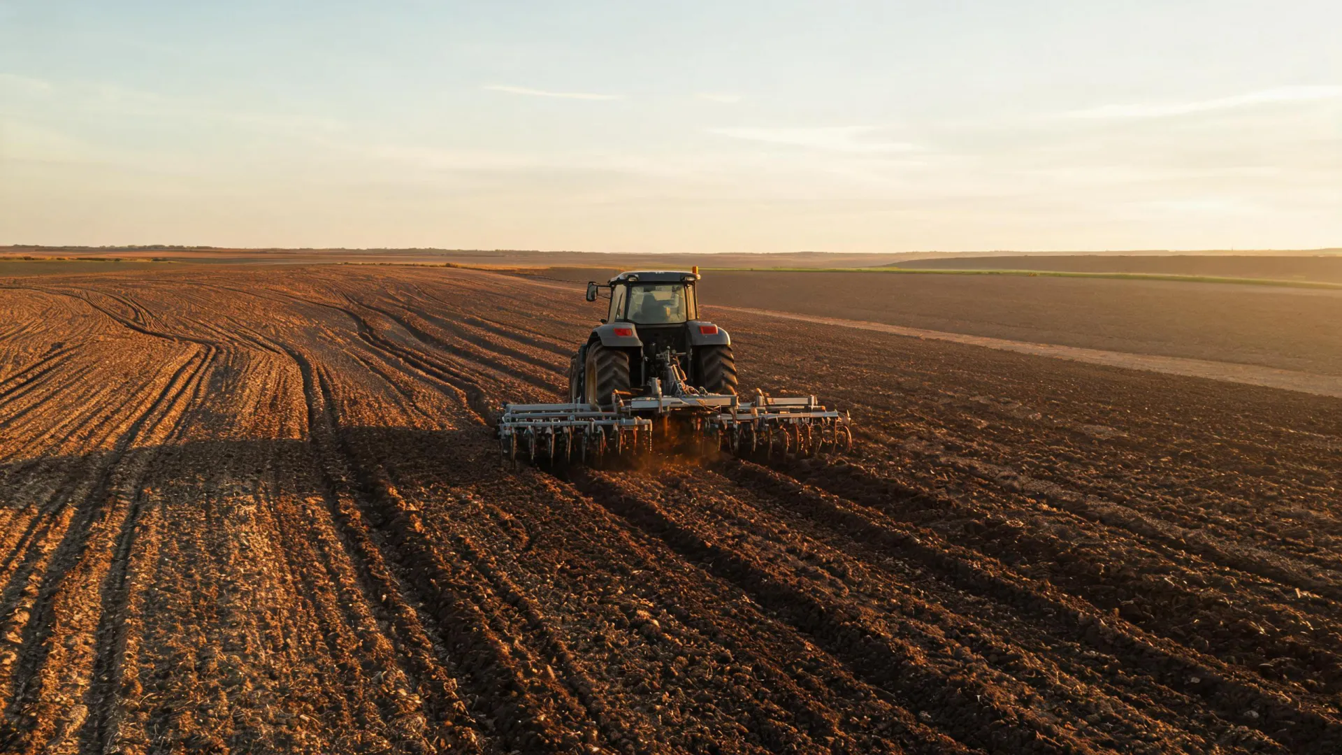 Field cultivator preparing a broadacre seedbed