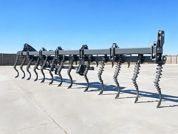 Cultivator shank rows and frame